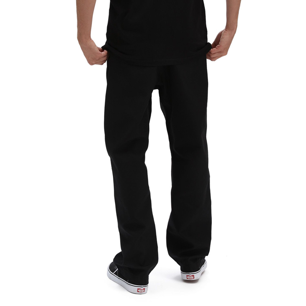 VANS AUTHENTIC CHINO GLIDE RELAXED TAPER PANTS BLACK