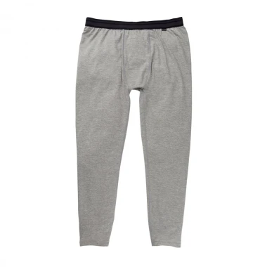 BURTON MIDWEIGHT BASE LAYER THERMAL PANTS GRAY HEATHER