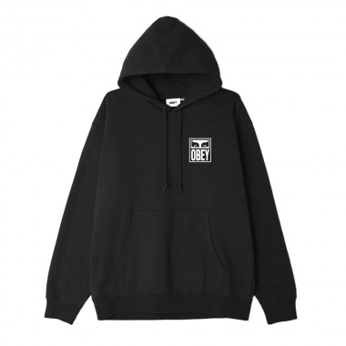 OBEY EYES ICON HOODIE BLACK