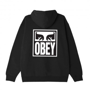 OBEY EYES ICON HOODIE BLACK