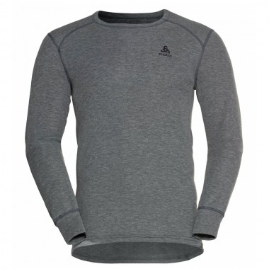 ODLO ACTIVE WARM ECO BL THERMAL LS TOP CREWNECK ODLO STEEL GREY MELANGE