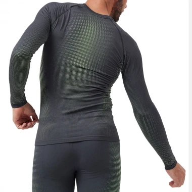 ODLO PERFORMANCE WARM ECO BL LS TOP CREW OD GRAPH GR/LNG LIZ