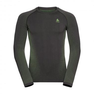 ODLO PERFORMANCE WARM ECO BL LS TOP CREW OD GRAPH GR/LNG LIZ