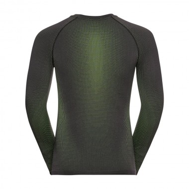 ODLO PERFORMANCE WARM ECO BL LS TOP CREW OD GRAPH GR/LNG LIZ
