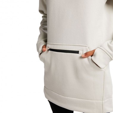 BURTON OAK W HOODIE STOUT WHITE HEATHER
