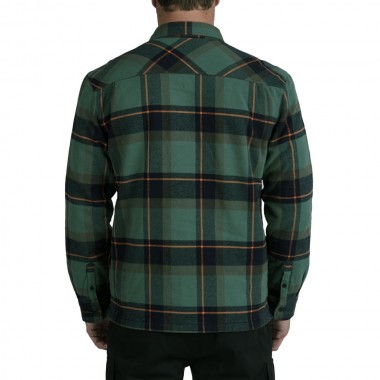 SALTY CREW DAWN PATROL SHACKET L/S SHIRT GREEN