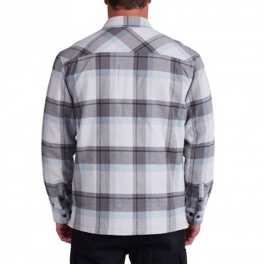 SALTY CREW DAWN PATROL SHACKET L/S SHIRT GREY