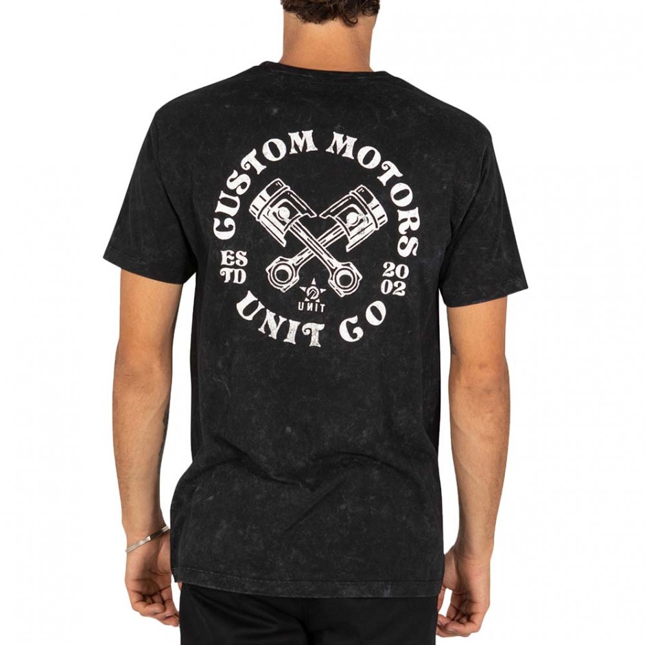 UNIT NASH TEE VINTAGE BLACK