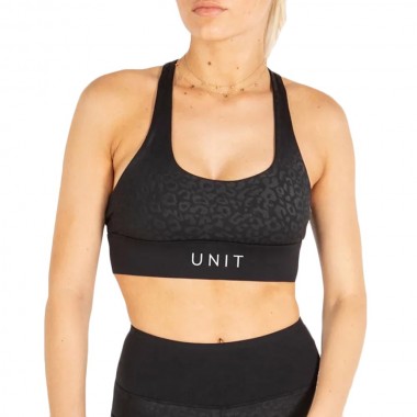 UNIT SLAY STRAP SPORTS BRA BLACK