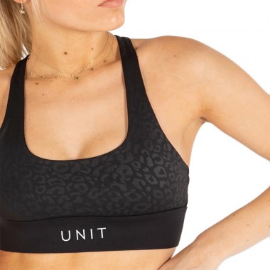 UNIT SLAY STRAP SPORTS BRA BLACK