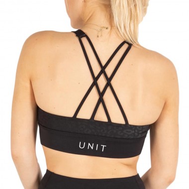 UNIT SLAY STRAP SPORTS BRA BLACK