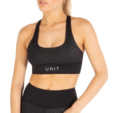 UNIT SLAY STRAP SPORTS BRA BLACK