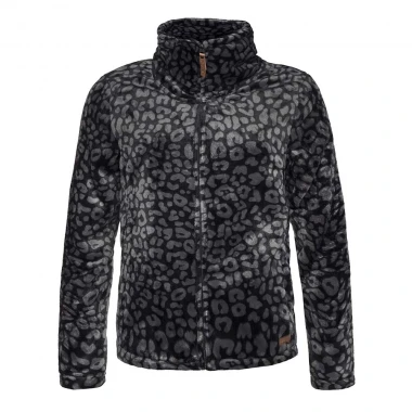 PROTEST PRTPACO FULL ZIP TOP FLEECE TRUE BLACK
