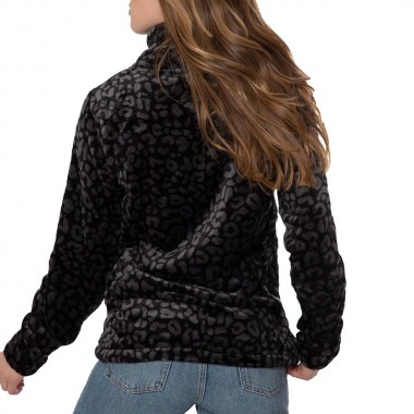 PROTEST PRTPACO FULL ZIP TOP FLEECE TRUE BLACK