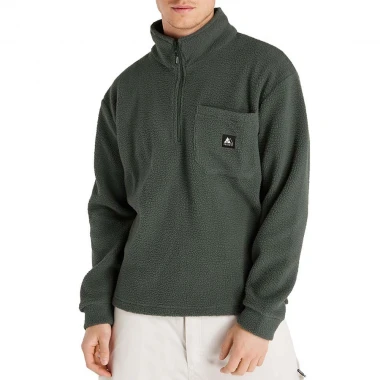 PROTEST PRTSUMNER 1/4 ZIP FLEECE HUNTERGREEN