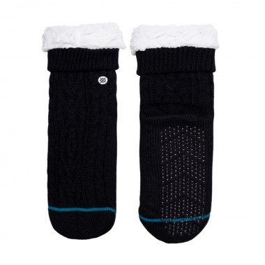 STANCE ROWAN SLIPPER CREW SOCKS BLACK