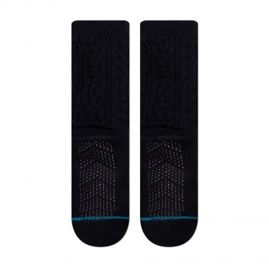 STANCE ROWAN SLIPPER CREW SOCKS BLACK