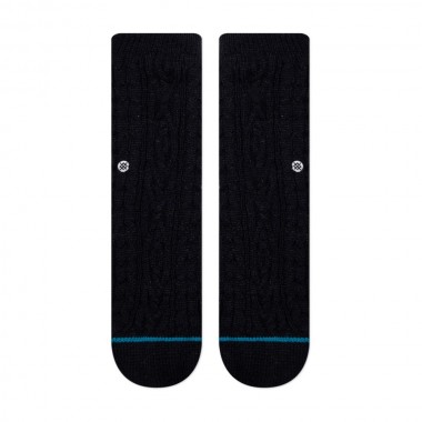STANCE ROWAN SLIPPER CREW SOCKS BLACK