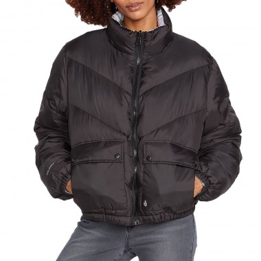 VOLCOM DOWN N PUFF W JACKET BLACK