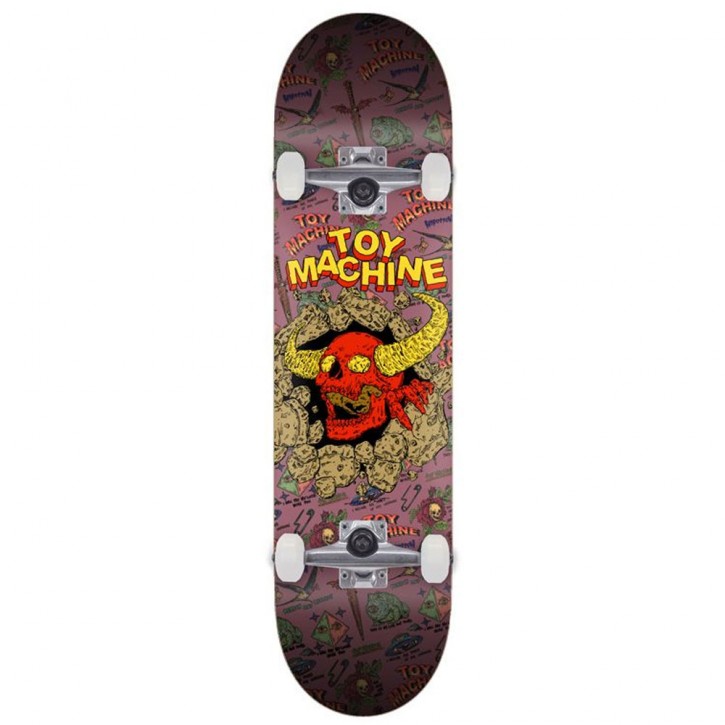 TOY MACHINE HIROTTON MONSTER COMPLETE SKATE 8.25