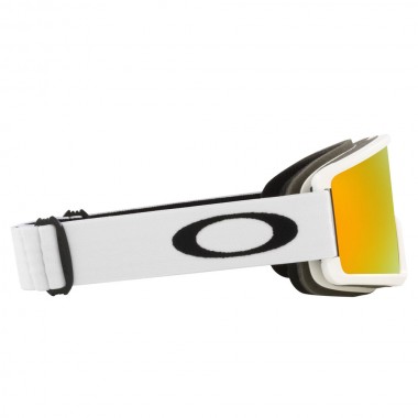 OAKLEY TARGET LINE L SNOW GOGGLES MATTE WHITE/FIRE IRID LENS
