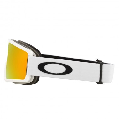 OAKLEY TARGET LINE L SNOW GOGGLES MATTE WHITE/FIRE IRID LENS