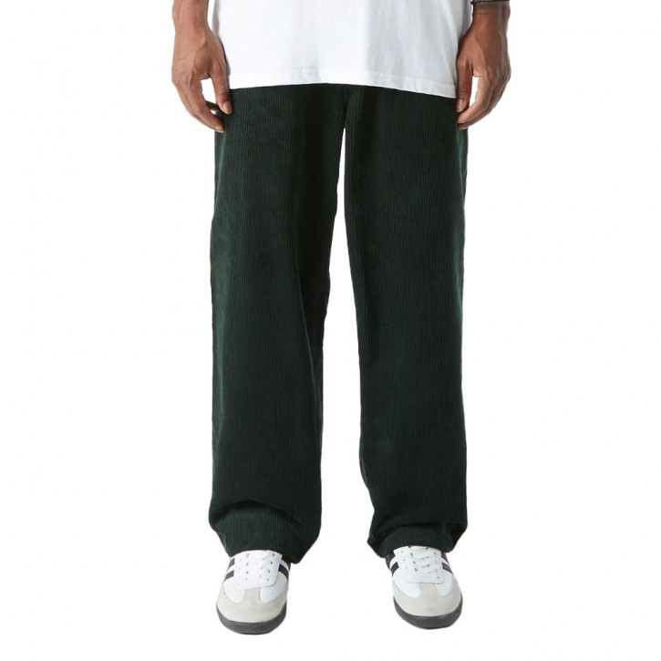 HUF CORDUROY LEISURE PANT FOREST GREEN