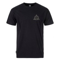 HORSEFEATHERS GRIZZLY TRIANGLE T-SHIRT BLACK