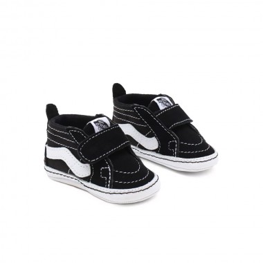 VANS SK8-HI CRIB KIDS SHOES BLACK/TRUE WHIT