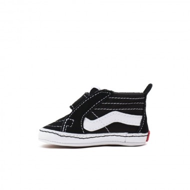 VANS SK8-HI CRIB KIDS SHOES BLACK/TRUE WHIT