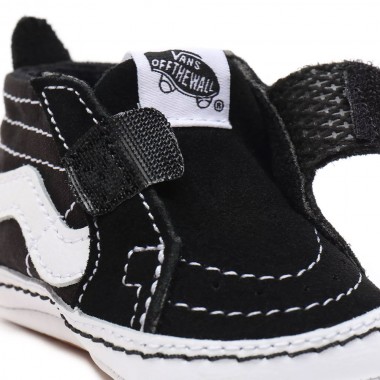 VANS SK8-HI CRIB KIDS SHOES BLACK/TRUE WHIT
