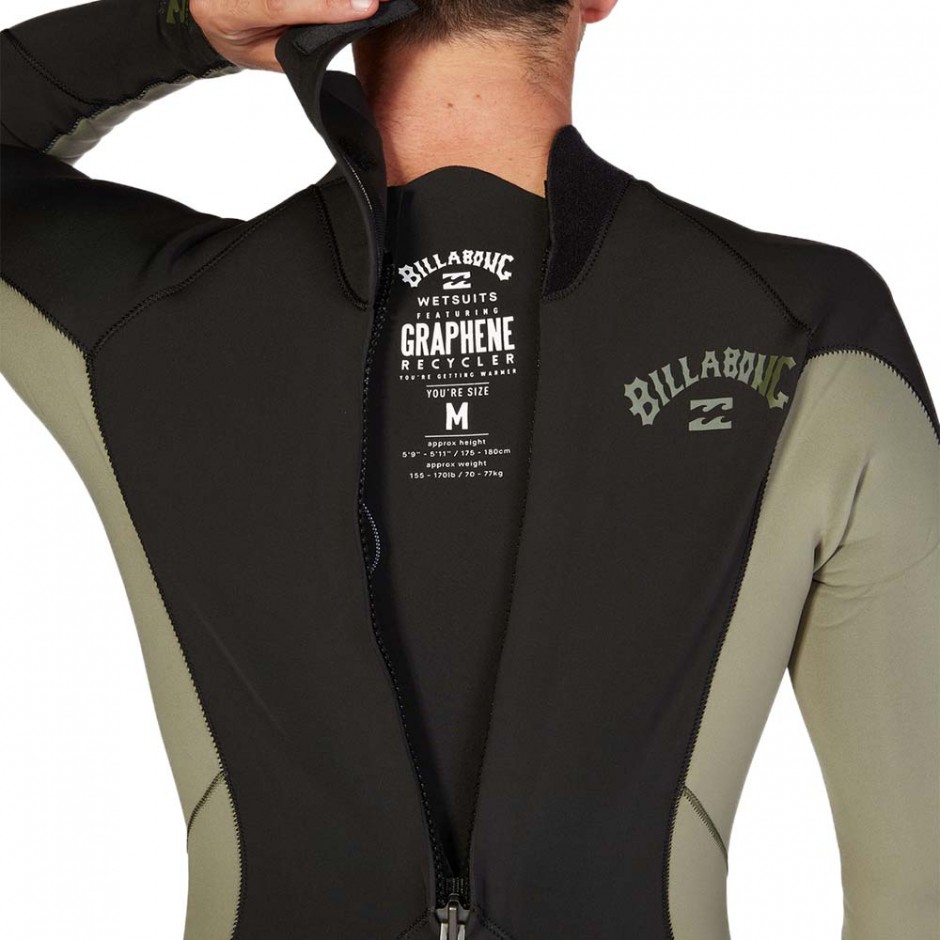 BILLABONG 403 ABSOLUTE BZ FULL WETSUIT MILITARY