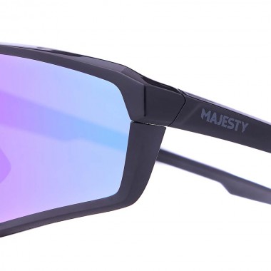 MAJESTY PRO TOUR SUNGLASSES BLACK/ULTRAVIOLET+CLEAR LENS