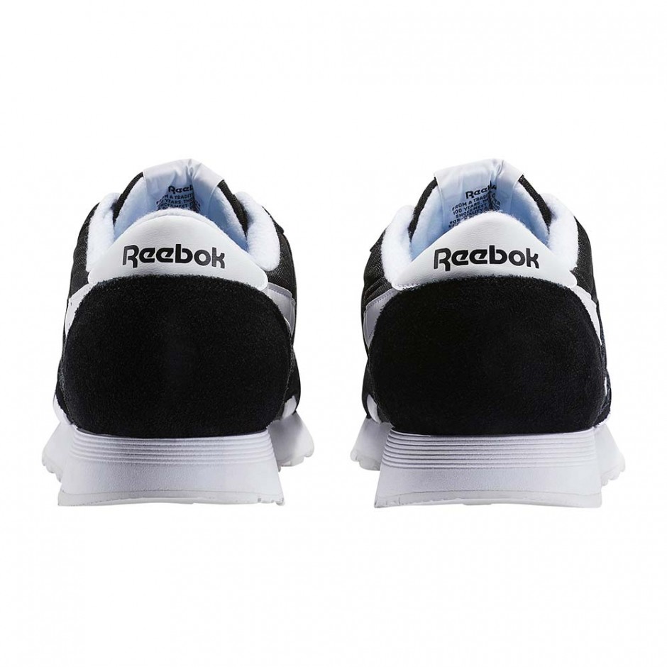 REEBOK CLASSIC NYLON SHOES BLACK/WHITE