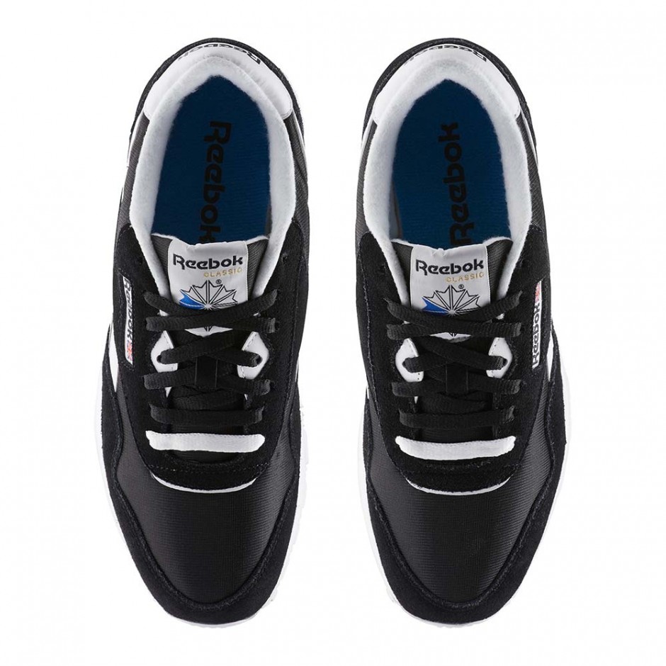 REEBOK CLASSIC NYLON SHOES BLACK/WHITE