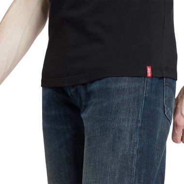 LEVI’S® SLIM CREWNECK TEE 2-PACK BLACK/BLACK