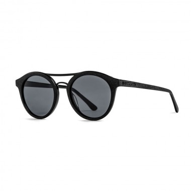 HORSEFEATHERS NOMAD SUNGLASSES BRUSHED BLACK/GRAY