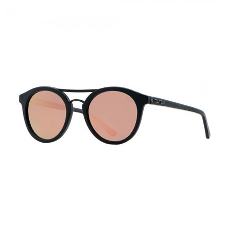 HORSEFEATHERS NOMAD SUNGLASSES MATT BLACK/MIRROR ROSE