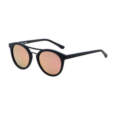 HORSEFEATHERS NOMAD SUNGLASSES MATT BLACK/MIRROR ROSE