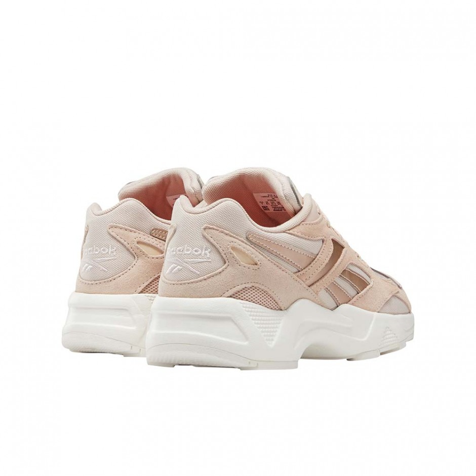 REEBOK AZTREK 96 SHOES BUFF/CHALK/PINK/ORANGE
