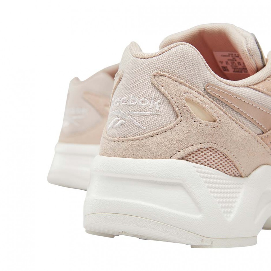 REEBOK AZTREK 96 SHOES BUFF/CHALK/PINK/ORANGE