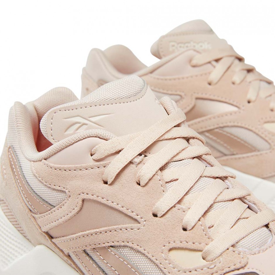 REEBOK AZTREK 96 SHOES BUFF/CHALK/PINK/ORANGE