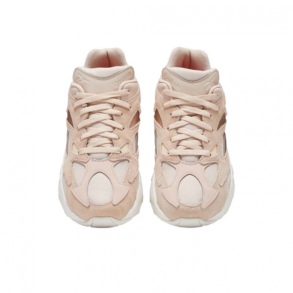 REEBOK AZTREK 96 SHOES BUFF/CHALK/PINK/ORANGE