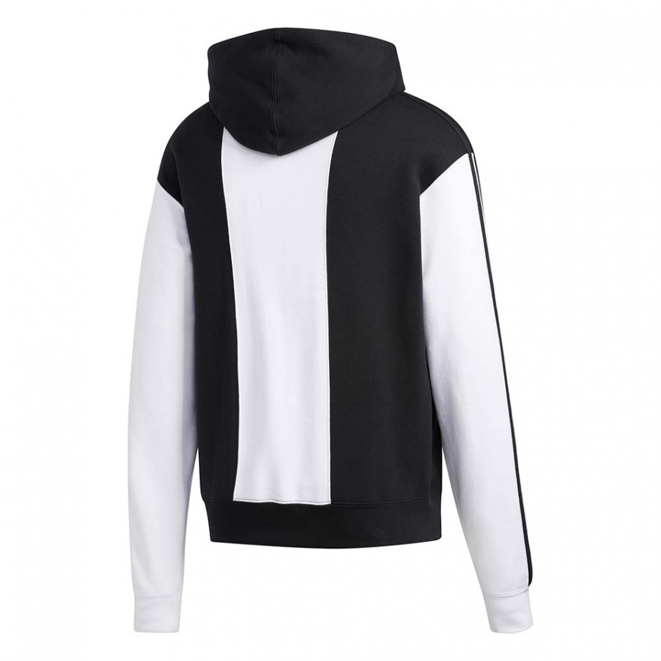 ADIDAS OFF COURT TREFOIL HOODIE BLACK/BLACK/WHITE
