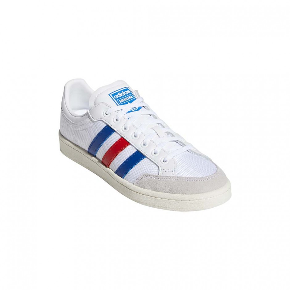 ADIDAS AMERICANA LOW SHOES FTWWHT/CROYAL/SCARLE