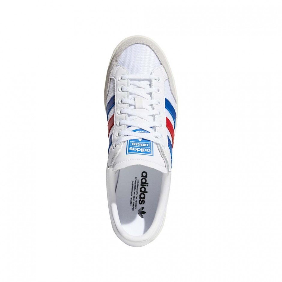 ADIDAS AMERICANA LOW SHOES FTWWHT/CROYAL/SCARLE