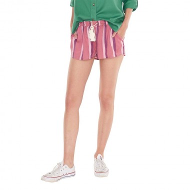 FEMI STORIES LOLTI SHORTS TERRACOTA STRIPES