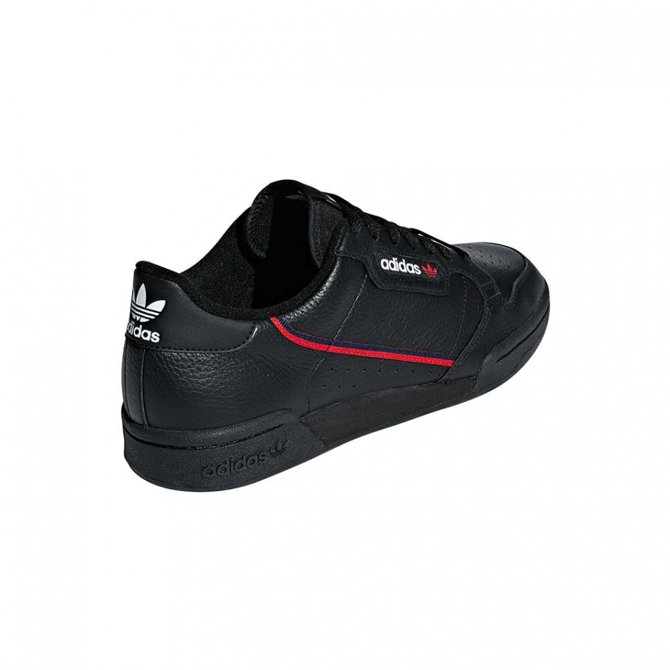 ADIDAS CONTINENTAL 80 SHOES CBLACK/SCARLE/CONAVY