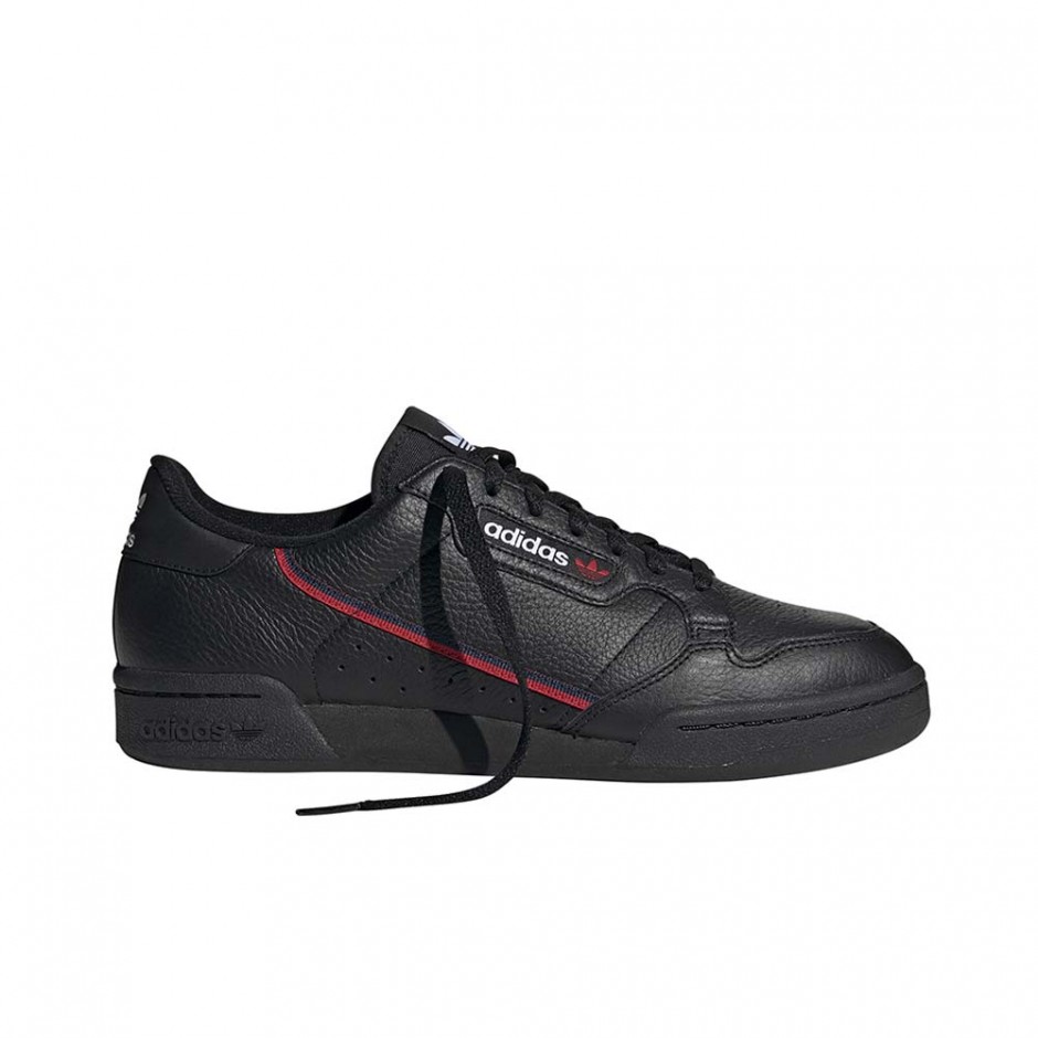 ADIDAS CONTINENTAL 80 SHOES CBLACK/SCARLE/CONAVY