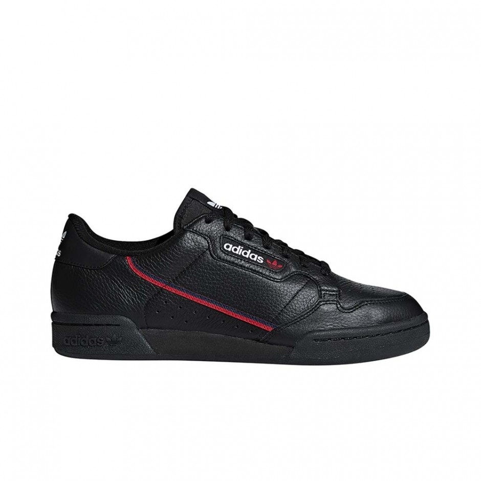 ADIDAS CONTINENTAL 80 SHOES CBLACK/SCARLE/CONAVY